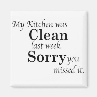 Vuile keuken magneet