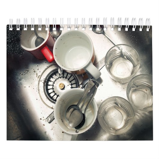 Vuile keukengootsteen kalender (Hoes)
