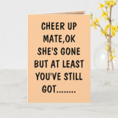 Vuile knickers kaart (Gele Bloem)