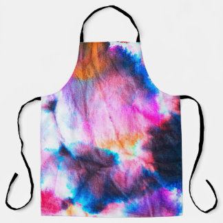 Vuile kunst. Heldere rode, lila, roze, gele kleure Schort