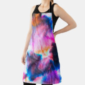 Vuile kunst. Heldere rode, lila, roze, gele kleure Schort (Insitu)