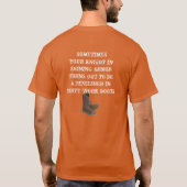 vuile laarzen 3 t-shirt (Achterkant)