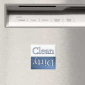 Vuile of schone vaatwasmachine magneet (Insitu (Vaatwasser))