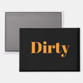 vuile vaatwasser magneet (Voorkant / Achterkant)