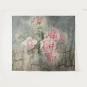 VUILIGE ROZEN - Oude Bloemen Wandkleed (Voorkant (horizontaal))