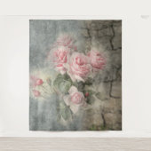 VUILIGE ROZEN - Oude Bloemen Wandkleed (Voorkant)