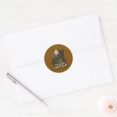 Vuilnis Keizer – Grappige Opossum Sticker (Envelop)