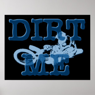 Vuilnis Me Motocross Dirt Bike Poster