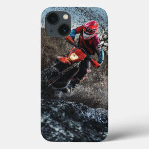 Vuilnis motorrijder werp kussen iPhone 13 hoesje