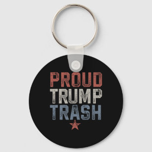 Vuilnis Trump Trash Trump 2024 Trots Trump Sleutelhanger