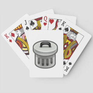 vuilnisbak pokerkaarten