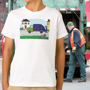 Vuilnisdag is de beste dag!" – Fun Garbage Truck T-shirt