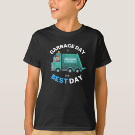 Vuilnisdag is de beste dag Kinder T-shirt