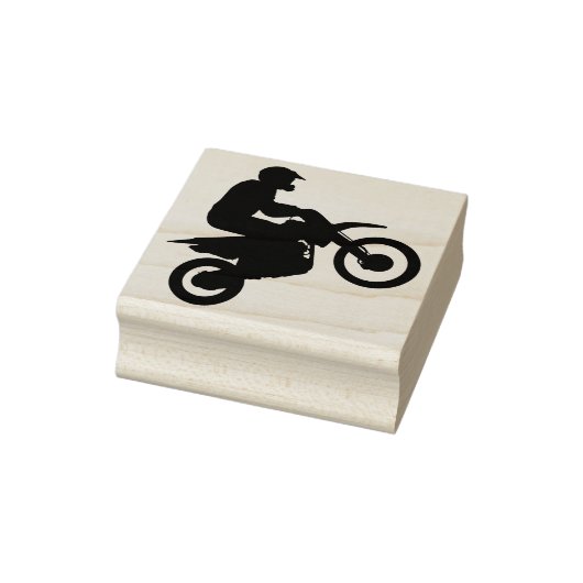 Vuilnisfiets Motorfiets/Motorcross Rubberstempel (Stempel)