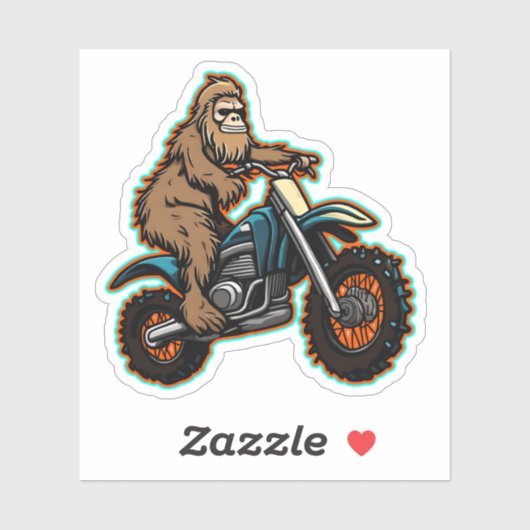 Vuilnisfiets Sasquatch Sticker (Vel)
