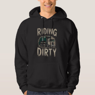 Vuilniswagen chauffeur Recycling Afval Afval Colle Hoodie