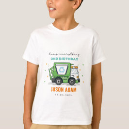 Vuilniswagen Kinder Tshirts Verjaardagsfeest