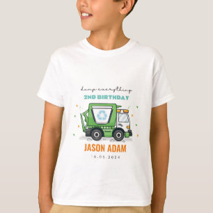 Vuilniswagen Kinder Tshirts Verjaardagsfeest