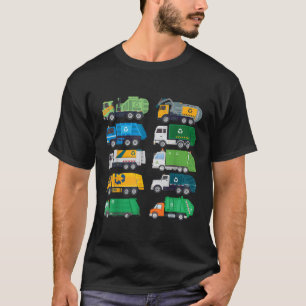 Vuilniswagen Recycling Dag Afval Afvalscheiding T-shirt