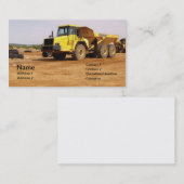 vuilniswagen visitekaartje (Voorkant / Achterkant)