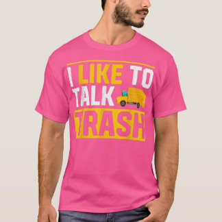 vuilniswagens grappig, ik wil graag vuilnis 707 sp t-shirt