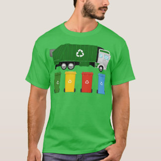 Vuilniswagens Prullenbak Prullenbak T-shirt