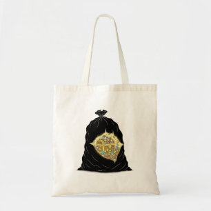 Vuilniszak schatkist   Grappige verborgen schat I Tote Bag