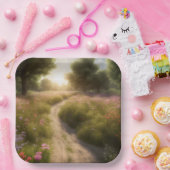 Vuilpad in Wildflower Meadow Papieren Bordje (Feest)