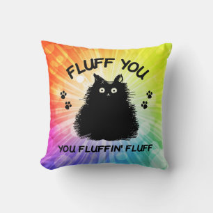 Vuilt u met fluffin Fluff Kitty Cat Kussen