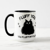 Vuilt u met fluffin Fluff Kitty Cat Mok (Links)