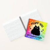 Vuilt u met fluffin Fluff Kitty Cat Notitieboek (Binnen)