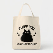 Vuilt u met fluffin Fluff Kitty Cat Tote Bag (Voorkant)