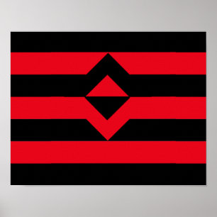 Vuist Pride Vlag Poster