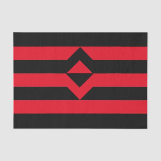 Vuist Pride Vlag Tissuepapier (Voorkant)