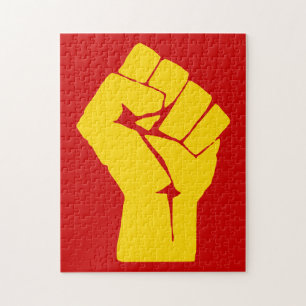 Vuist, Rebel, Relletje, Verzet, Communistische Sti Legpuzzel