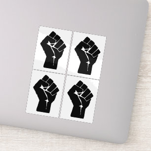 Vuist, Rebel, Relletje, Verzet, Communistische Sti Sticker