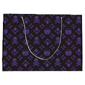 Vuitton Skulls ! Sacs de mode violet Halloween (Dos)