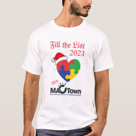Vul de lijst 2023, MacTown Autisme Awareness, T-shirt