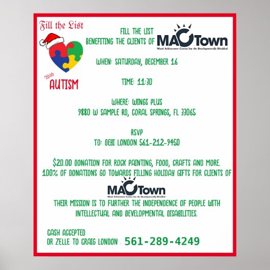 Vul de lijst, 2023 poster (Voorkant)