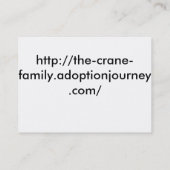 Vul de nestkaart visitekaartje (Achterkant)