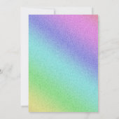 Vul de Uitnodiging van Unicorn in (Achterkant)