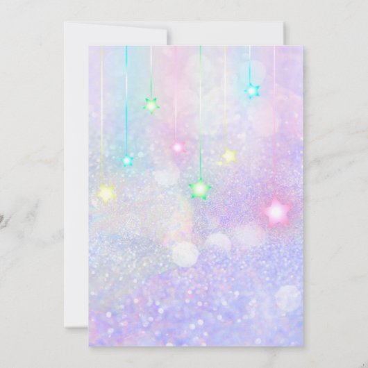 Vul de Uitnodiging van Unicorn in (Achterkant)