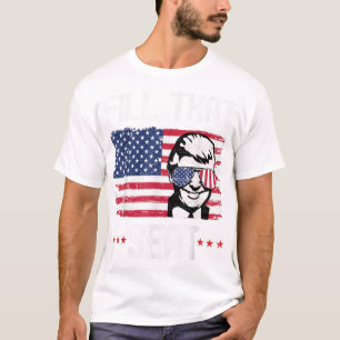 Vul die zetelrechter van de rechtbank vult de zit t-shirt