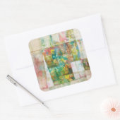 Vul een boe IV in Vierkante Sticker (Envelop)