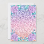 Vul eenhoorn uitnodiging in (Achterkant)