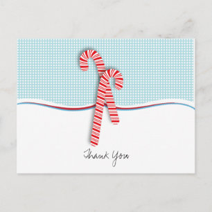 Vul het lege Briefkaart voor kerstbedankjes in