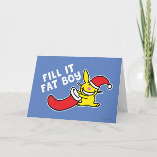 Vul het Vat. Feestdagen Kaart