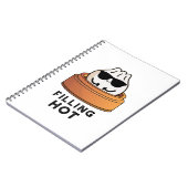 Vul hete grappige Dumpling-spreuk  Notitieboek (Linkerzijde)