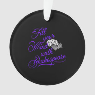 Vul je geest met Shakespeare, het ultieme geschenk Ornament