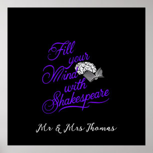 Vul je geest met Shakespeare, het ultieme geschenk Poster
